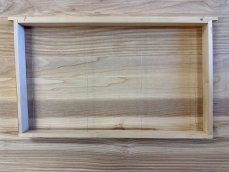 Včelí rámek - vypletený